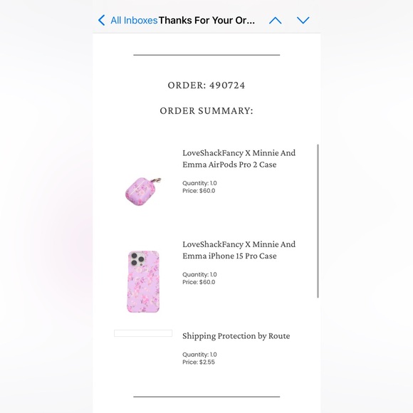 LoveShackFancy x Minnie And Emma iPhone 15 Pro Case - Picture 5 of 6